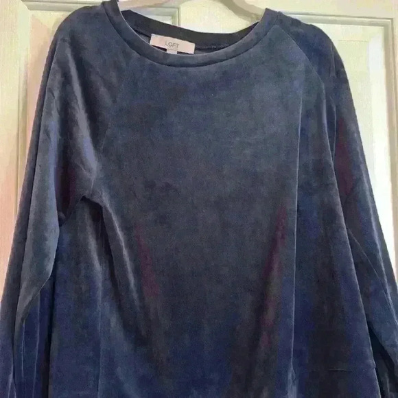 Loft velour top - Picture 1 of 3